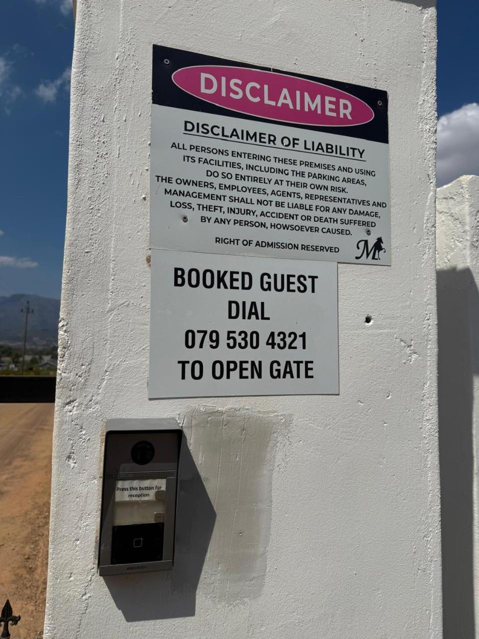 Middelplaas Paarl Guesthouse Exteriör bild